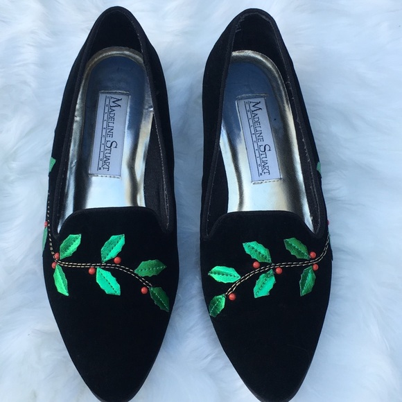 Vintage Velvet Christmas Smoking Flat 6 Holly - Picture 6 of 7